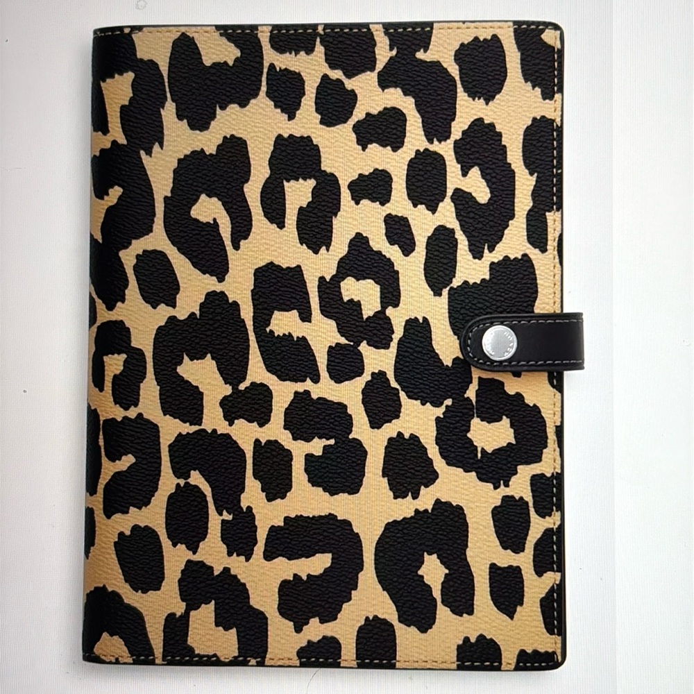 🐆 COACH NOTEBOOK WITH LEOPARD PRINT 🐆 NWT 🐆 - Picture 13 of 16